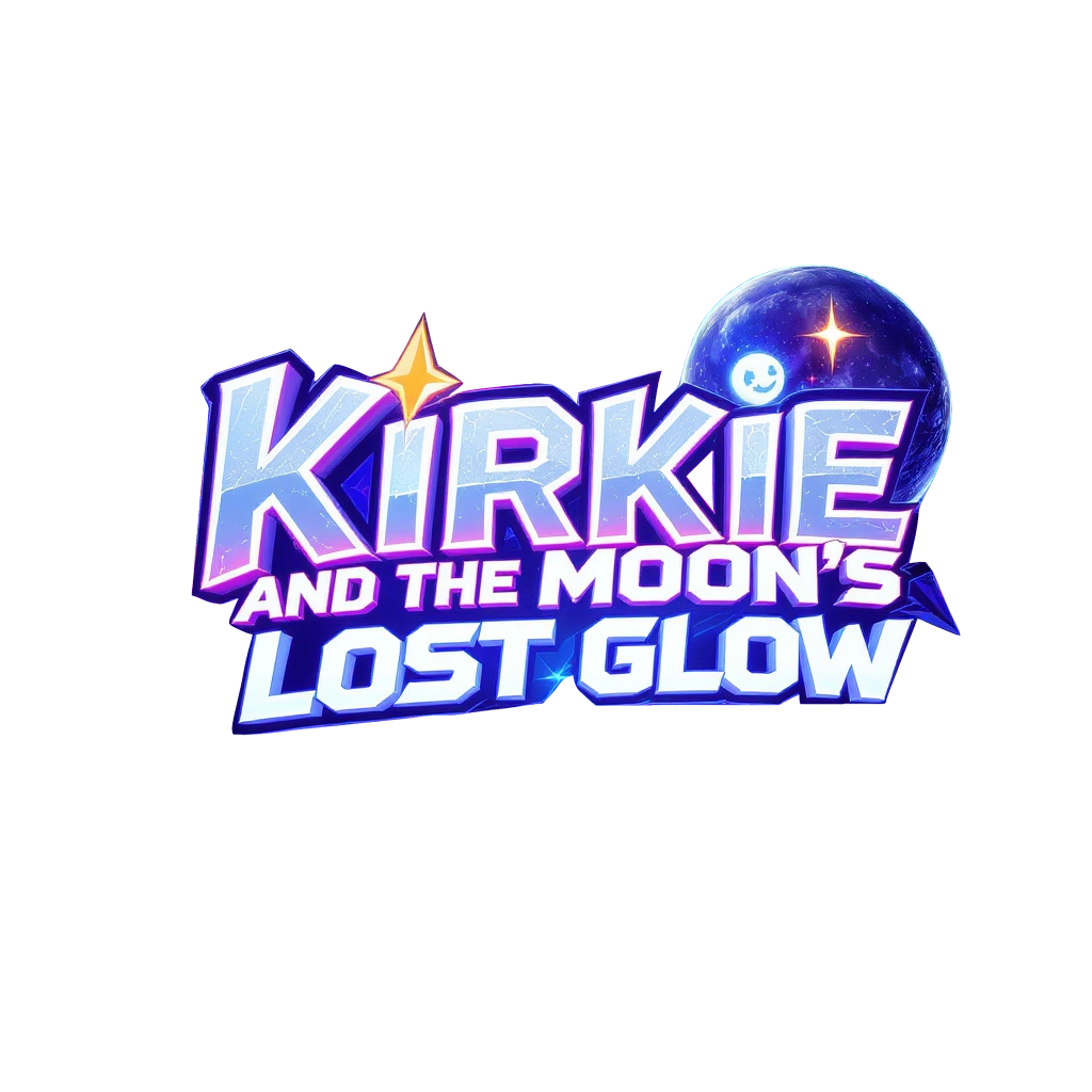 Title art for Kirkie and the Moon’s Lost Glow